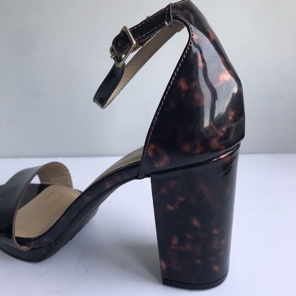 Chinese Laundry paten tortoise block heel sandals 8.5 - Picture 6 of 6